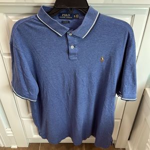 Men's Polo Ralph Lauren w trim on collar and sleeves